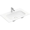 Image de V&B Meuble-lavabo Finion 80x50 cm, avec 1 trou robinet/avec trop-plein, blanc C+