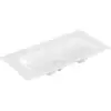 Image de V&B Meuble-lavabo Finion 100x50 cm, 1 trou robinet/ trop-plein, blanc C+