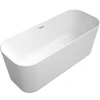 Image de V&B Baignoire îlot Finion Équip. vc 170x70cm, PtoVtl., ÜL, Rg., EM, blanc