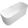 Image de V&B Baignoire autoportante Finion Or 170x70 cm, vidage, trop-plein, arrivée, droite, blanc
