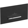 Image de Villeroy & Boch VB ViConnect 9221 Plaque de déclenchement WC Noir mat, x, Bianco Opaco/Bianco 253 x 145 x 20 mm