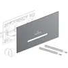 Image de Plaque déclenchement WC VILLEROY ET BOCH ViConnect 300S Blanc mat