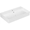 Image de V&B Memento 2.0 lavabo 80x47 cm, mitigeur, avec trop-plein, blanc alpin