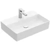 Image de Villeroy & Boch Memento 2.0 lavabo mural, 600 x 420 mm, 1 trou pour robinet, sans trop-plein, non poli, 4A2261, Coloris: blanc-alpin