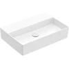 Image de V&B Memento 2.0 Lavabo 60x42 cm, sans trop-plein, blanc alpin C-plus