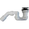 Image de V&B Push-to-Open Valve Theano chromé, sans fonction trop-plein