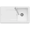 Image de Evier 1 bac VILLEROY ET BOCH Siluet 50 Blanc CeramicPlus - Avec vidage manuel