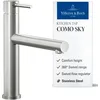 Image de Villeroy & Boch Como Sky robinetterie de cuisine haute pression avec cartouche céramique, régulateur de débit orientable et plage de pivotement de 360°, hauteur du bec 153 mm, Acier inoxydable