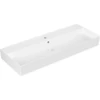 Image de V&B Memento 2.0 Lavabo 120x47 cm, fermé, robinet, avec trop-plein, blanc alpestre