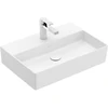 Image de V&B Memento 2.0 Lavabo 60x42cm, gs, robinet, sans trop-plein, blanc brillant C+