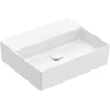 Image de V&B Memento 2.0 Lavabo 50x42 cm, sans trop-plein, stone white C-plus
