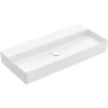 Image de V&B Meuble-lavabo Memento 2.0 100x47cm, fermé, sans trop-plein, blanc brillant C+