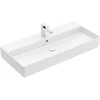 Image de V&B Memento 2.0 Lavabo 100x47 cm, gs, robinet, avec trop-plein, blanc brillant C+