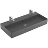 Image de V&B Memento 2.0 Lavabo 100x47 cm, gs, 2x trou robinet, avec trop-plein, graph. C+