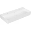 Image de V&B Memento 2.0 Lavabo 100x47 cm, gs, 2x trou robinet, avec trop-plein, blanc alp C+