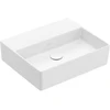 Image de V&B Memento 2.0 Lavabo 50x42 cm, fermé, sans trop-plein, blanc brillant C-plus