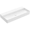 Image de V&B Memento 2.0 Lavabo 100x47 cm, sans trop-plein, blanc pierre C-plus