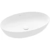 Image de V&B Lavabo à poser Artis 61x41 cm, ovale, sans trou robinet, sans trop-plein, blanc brillant C+