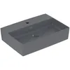 Image de Villeroy & Boch Memento 2.0 Lavabo à poser, 600 x 420 mm, 1 trou pour robinet, sans trop-plein, poli, 4A0761, Coloris: Graphite, Ceramic Plus