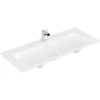 Image de V&B Meuble lavabo Finion 120x50, 1 trou robinet/ évacuation sup., blanc mat C+
