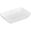 Image de V&B Lavabo encastré VENTICELLO 55x36cm, sans H-I-P, avec trop-plein, blanc mat C-plus