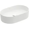 Image de Villeroy & Boch Collaro lavabo à poser, 560 x 360 mm, sans trou pour robinet, sans trop-plein, non enterré, 4A1956, Coloris: Blanc pierre, Céramique Plus