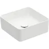 Image de Villeroy & Boch Collaro lavabo à poser, 380 x 380 mm, sans trou pour robinet, sans trop-plein, non enterré, 4A2138, Coloris: Blanc pierre, Céramique Plus