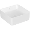 Image de V&B Collaro vasque à poser 38x38 cm, sans trop-plein, blanc pierre C-plus