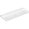 Image de V&B Collaro Meuble-lavabo 120x47 cm, avec trop-plein, blanc C-plus