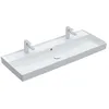 Image de Villeroy & Boch Collaro lavabo sur Meuble, 1200 x 470 mm, 2 Trous pour Robinet, avec trop-Plein, Non enterré, 4A33C4, Coloris: Blanc Pierre, Céramique Plus
