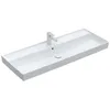 Image de Villeroy & Boch Collaro Lavabo suspendu 1200 x 470 mm avec trop-plein, sans terre, 4A33C5, Couleur : blanc Ceramicplus - 4A33C5R1