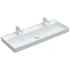 Image de Villeroy & Boch Collaro lavabo sur meuble, 1200 x 470 mm, 2 trous pour robinet, sans trop-plein, non enterré, 4A33C1, Coloris: Blanc pierre, Céramique Plus