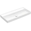 Image de V&B Collaro Meuble-lavabo 100x47 cm, sans trop-plein, sans trou de robinet, blanc