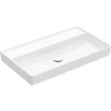 Image de V&B Collaro Meuble-lavabo 80x47 cm, sans trop-plein, sans trou de robinet, blanc