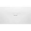 Image de V&B Bac à douche Squaro Infinity 110x75x4 cm, blanc brillant, installation affleurante