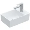 Image de Villeroy & Boch MEMento 2.0 lave-mains, 400 x 260 mm, 1 trou pour robinet, sans trop-plein, non enterré, 432340R1, Couleur: Céramique blanche plus
