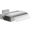 Image de V&B Porte-papier toilette Elements Striking 131x45x115mm, avec couvercle, chrome
