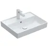 Image de Villeroy & Boch Collaro lavabo, 550 x 440 mm, avec trop-plein, non enterré, 4A3355; Coloris: Céramique blanche plus