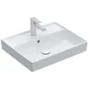 Image de Villeroy & Boch Collaro lavabo, 550 x 440 mm, avec trop-plein, non enterré, 4A3355, Coloris: Blanc pierre, Céramique Plus