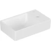 Image de V&B AVENTO Lavabo à main 36x22cm, 1 Trous, sans trop-plein, gauche, blanc