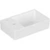 Image de V&B AVENTO lavabo à main 36x22 cm, 1 trou, sans trop-plein, droite, blanc