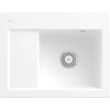 Image de V&B Évier Subway 45 Compact re, avec garniture, robinet, acier blanc C-plus