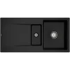 Image de V&B Évier encastré Siluet 60 R Flat avec garniture vidage, commande manuelle, chromite