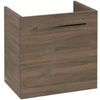 Image de V&B Avento meuble sous-lavabo 53x51x38 cm, 1 porte, gauche, Gr. vc gl., Ariz. Oa