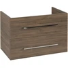 Image de V&B Armoire sous lavabo Avento 78x51,4x48cm, 2 tiroirs, wd, G vc g, Ariz. Oa