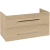 Image de V&B Avento Meuble sous lavabo 98x51,4x48cm, 2 tiroirs, wd, G vc gl., Nord Oa
