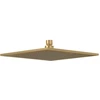 Image de V&B Universal Showers Tête de douche 250x250mm, coin, plafond, or brossé
