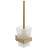Image de V&B Garniture brosse WC Elements Striking 94x340x118mm, satiné, avec brosse, or