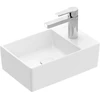 Image de V&B Memento 2.0 Lavabo à main 40x26 cm, avec robinet, sans trop-plein, blanc alpin