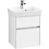 Image de V&B Meuble sous lavabo Collaro 46x54,6x37,4cm, EV central, blanc brillant